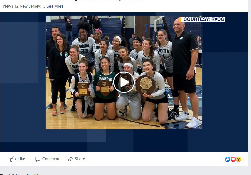 News 12: RVCC Women's Volleyball Team