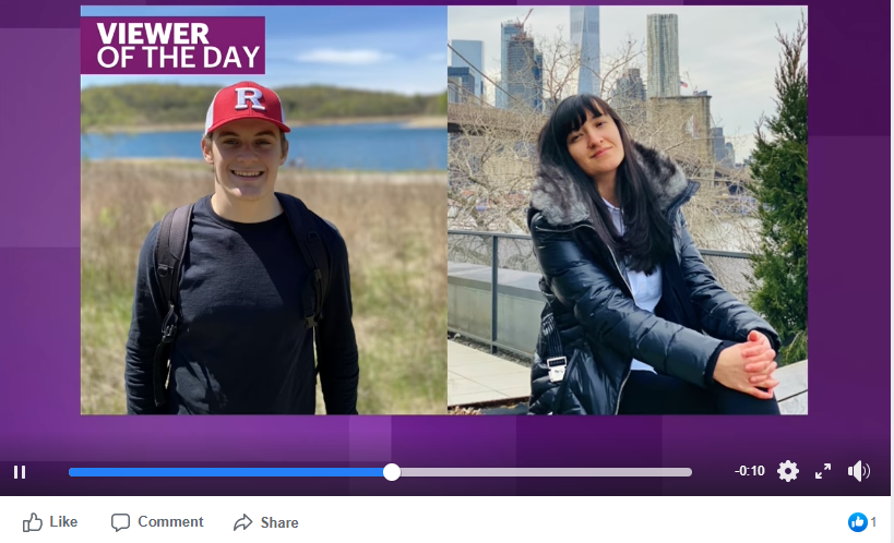 News 12: Viewer of the Day—RVCC Students Noah Motz and Nigora Ganieva