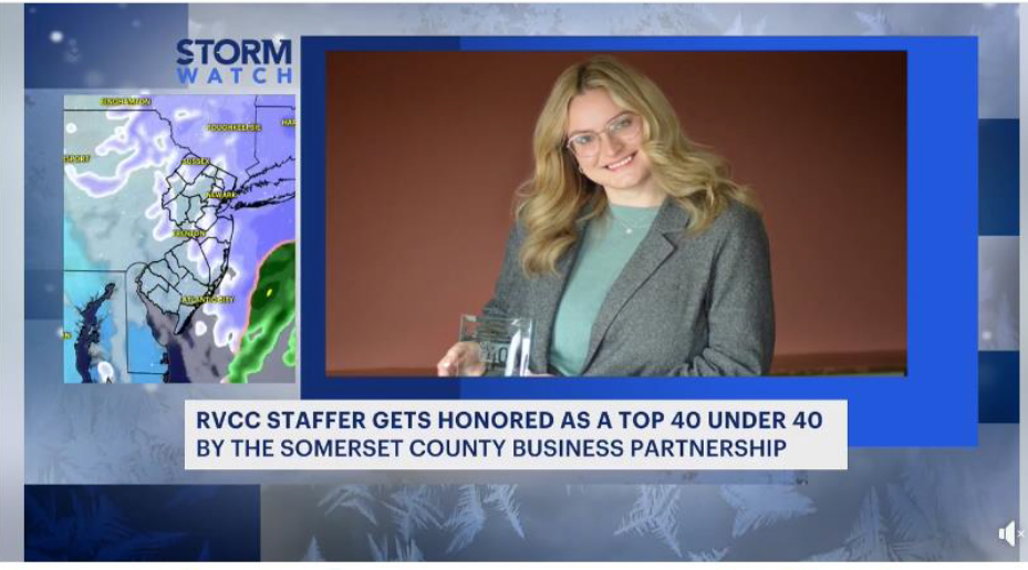 News 12: RVCC Staffer Gets Honored as a Top 40 Under 40 by the Somerset County Business Partnership