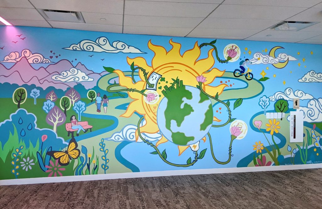 Students Create Murals for Signify in Bridgewater