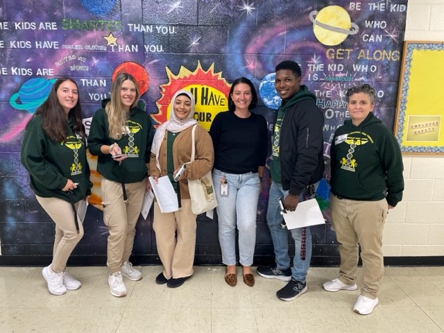 Occupational Therapy Students Take Part in Backpack Awareness Program in Bound Brook