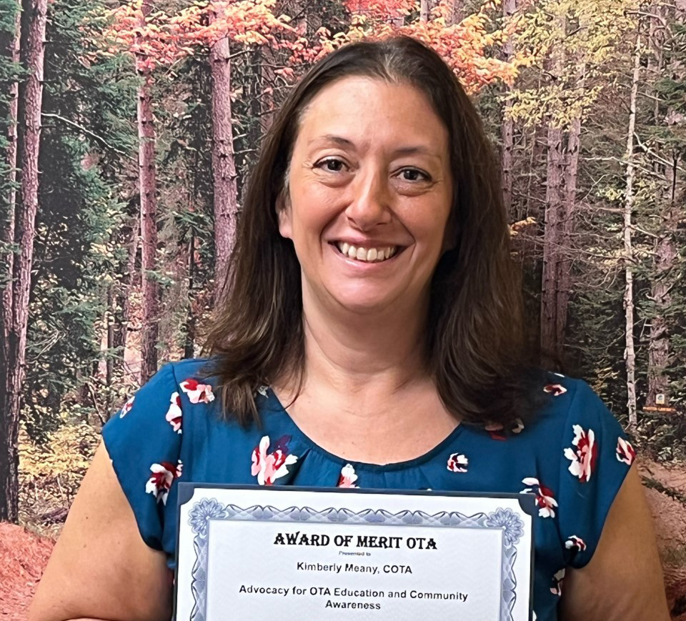 Administrator Receives OTA Education, Community Awareness Award