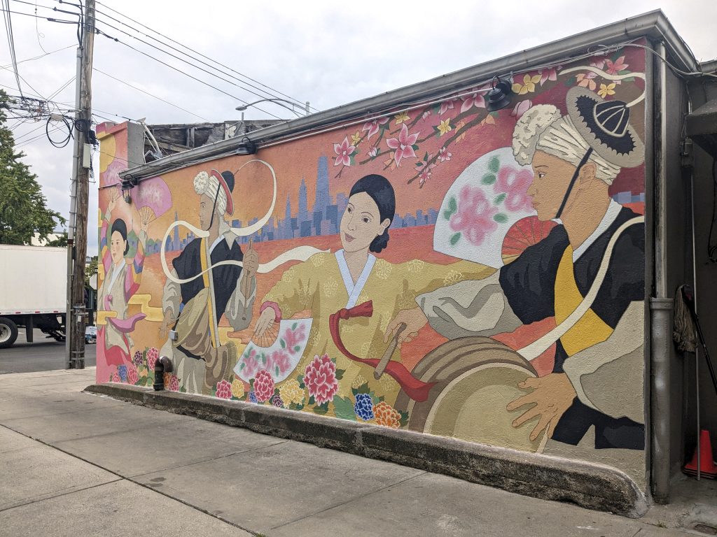RVCC Professor Creates Mural in Queens’ Koreatown