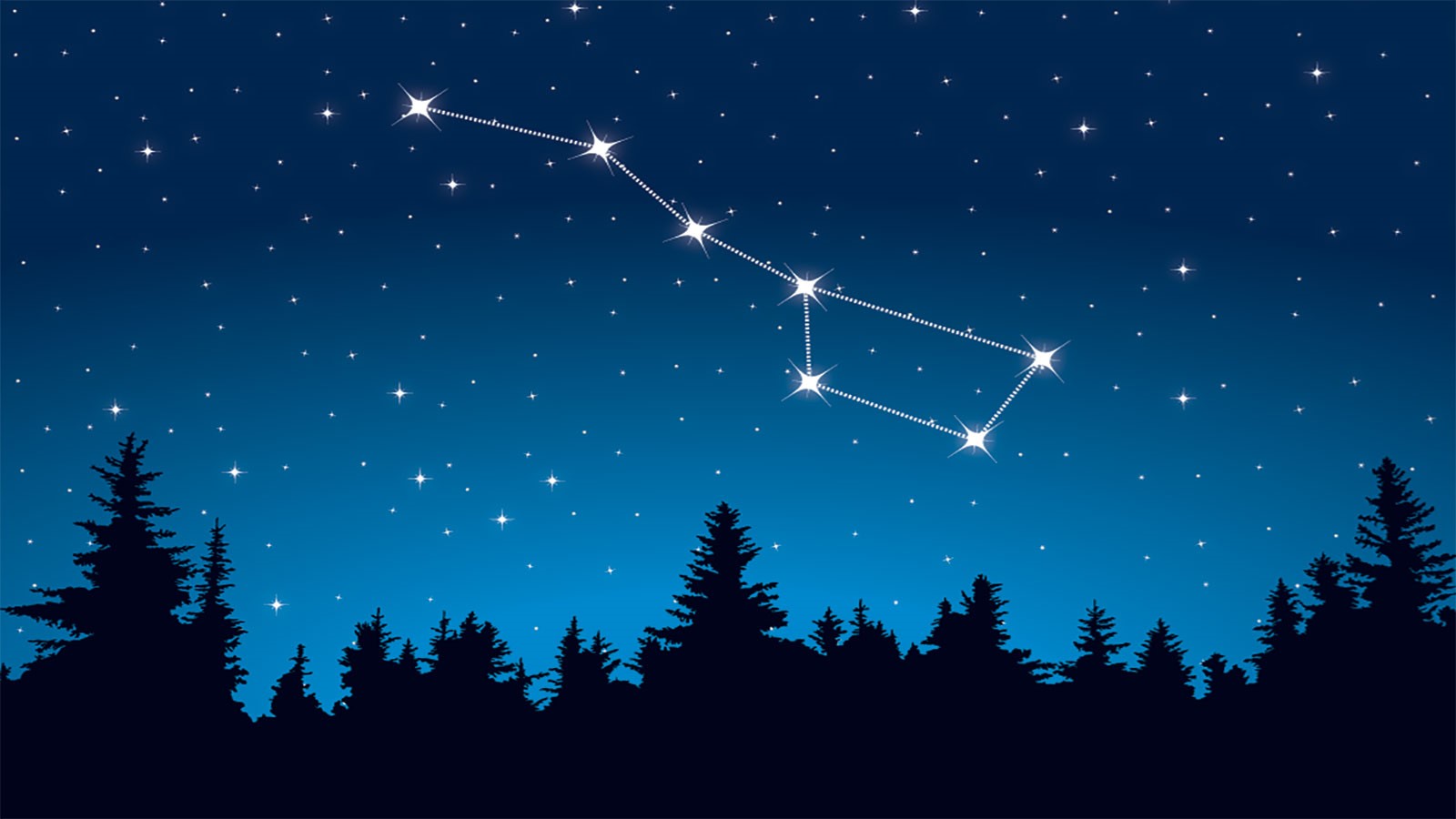 Revolutionary Skies Big Dipper in night sky