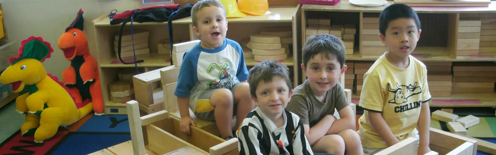 Image of a group of young children at the Children's Campus at RVCC.